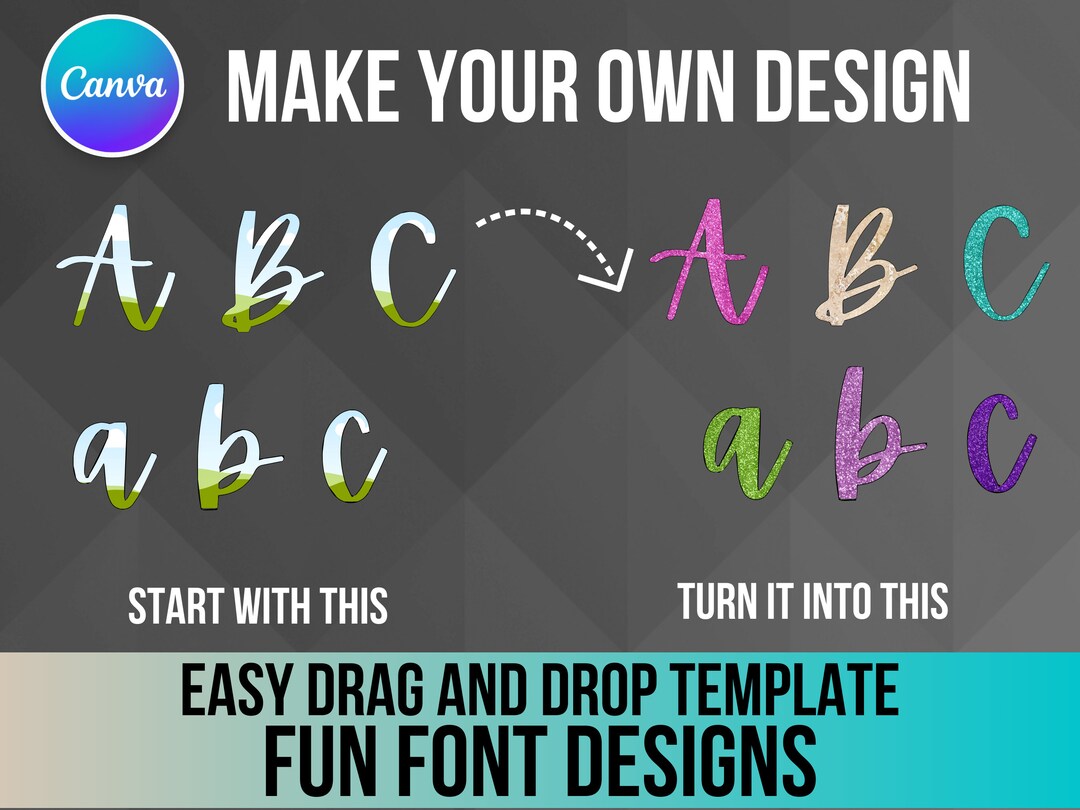 Canva Frame Font Editable Template Canva Frame Apricot Etsy Australia