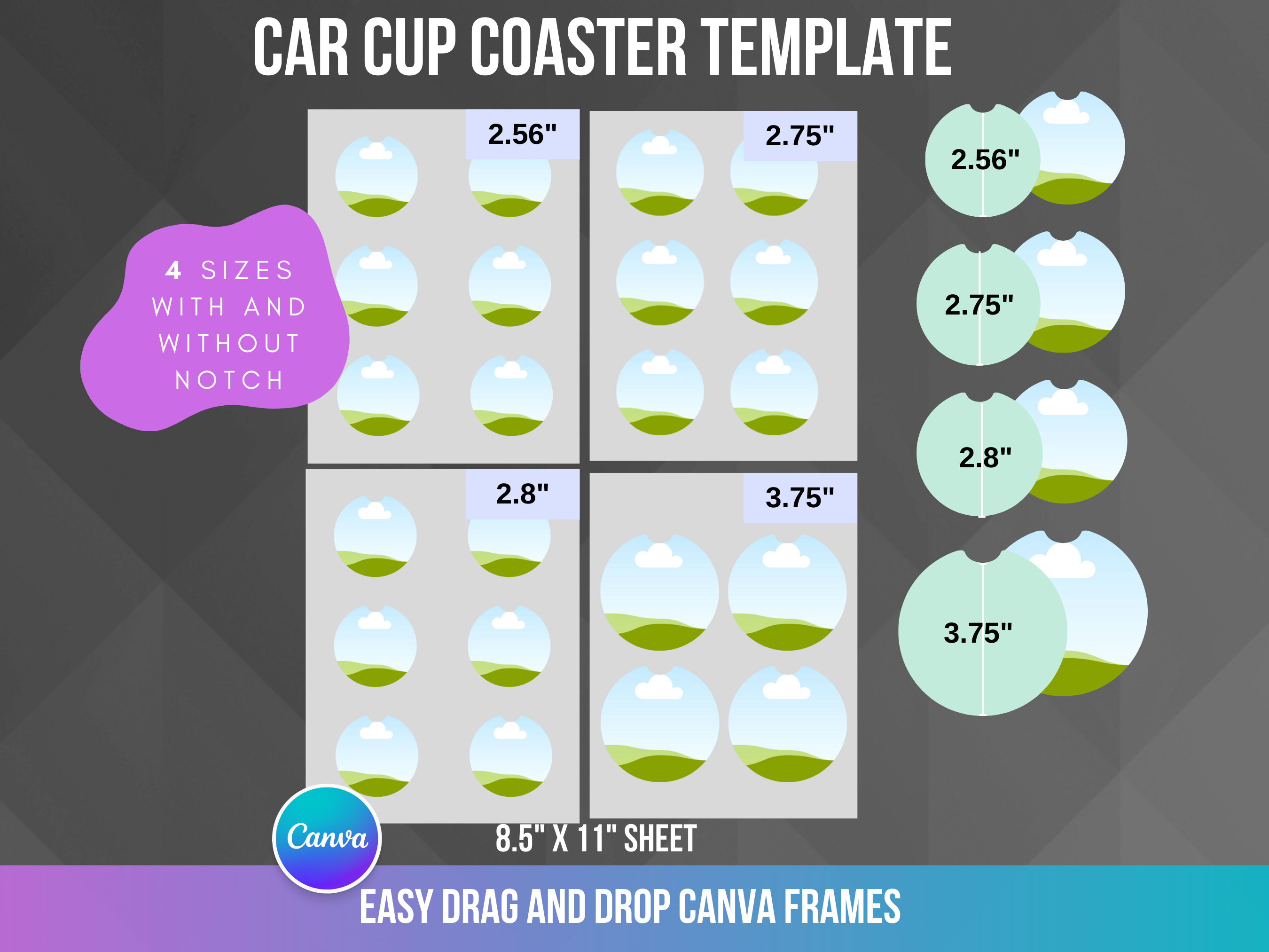Buy Car Cup Coasters Online In India -  India