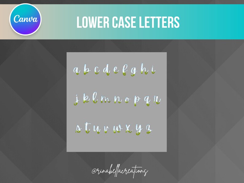 Canva Frame Font, Editable Template, Canva Frame Apricot Alphabets and Numbers, Fill Your Own