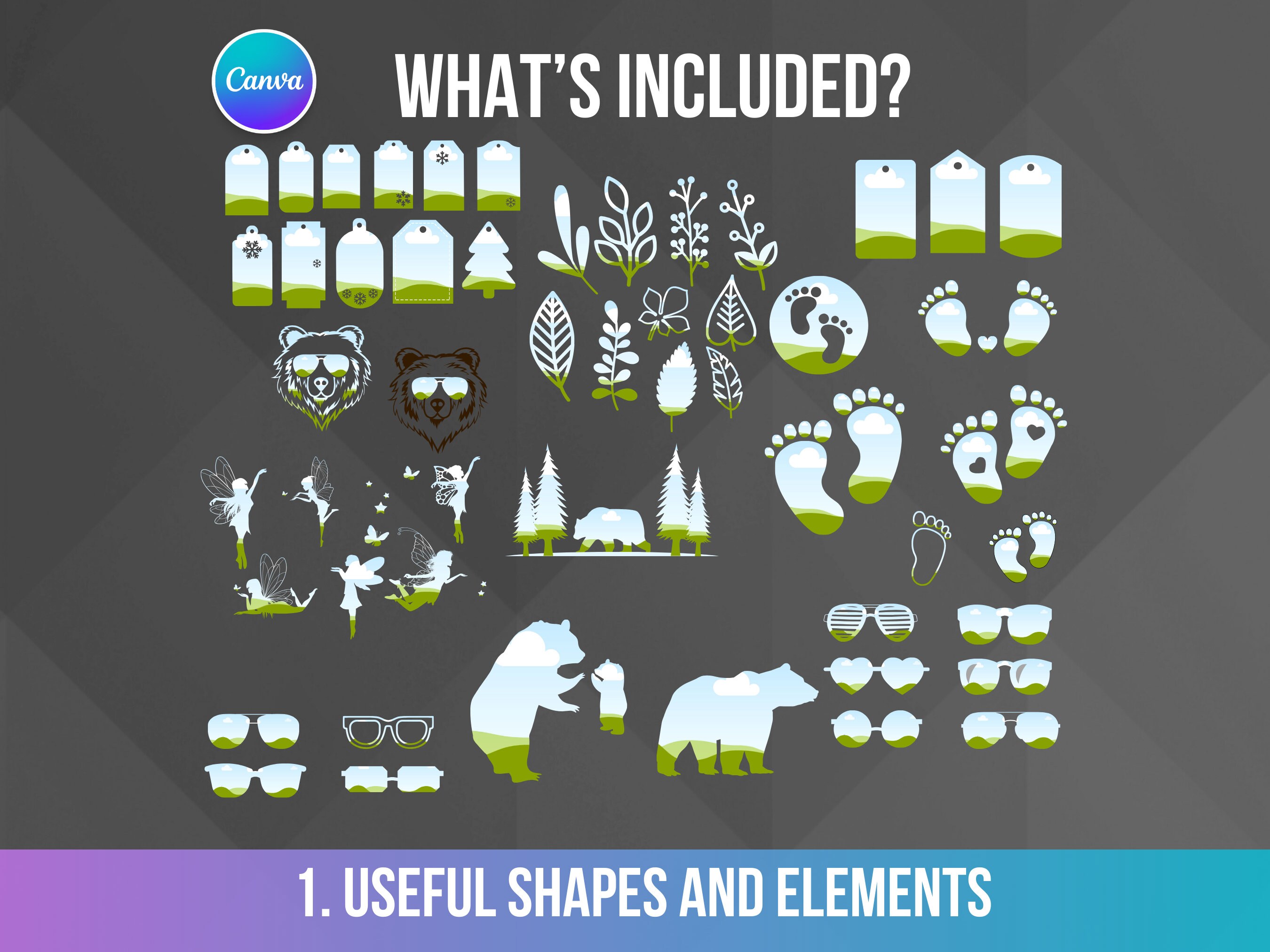 ENTIRE STORE Mega Bundle, Editable Canva Frames Template, Drag and Drop ...