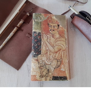 Inserto vintage fatto a mano. Diario personale formato Traveller's Notebook. Diario spazzatura con carte miste per decorazione e journaling.