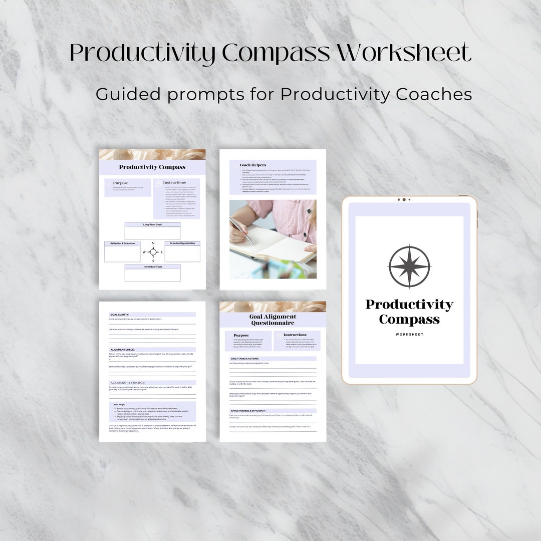 Productivity Worksheet Productivity Planner Printable - Etsy UK