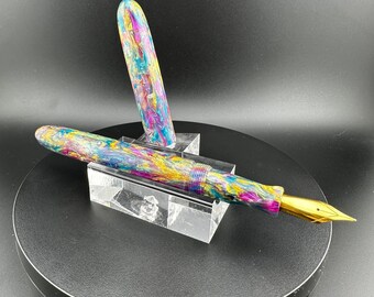 Mardi Gras Y’all Bespoke Fountain Pen