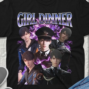 Caleb Girl Dinner meme Love and Deepspace T-Shirt retro90s Bootleg fanmerch lads Merch Graphic Fan Tee Unisex shirt