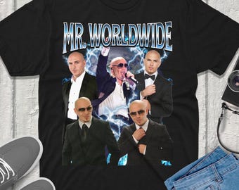Pitbull Mr. Worldwide Bootleg Concert T-Shirt