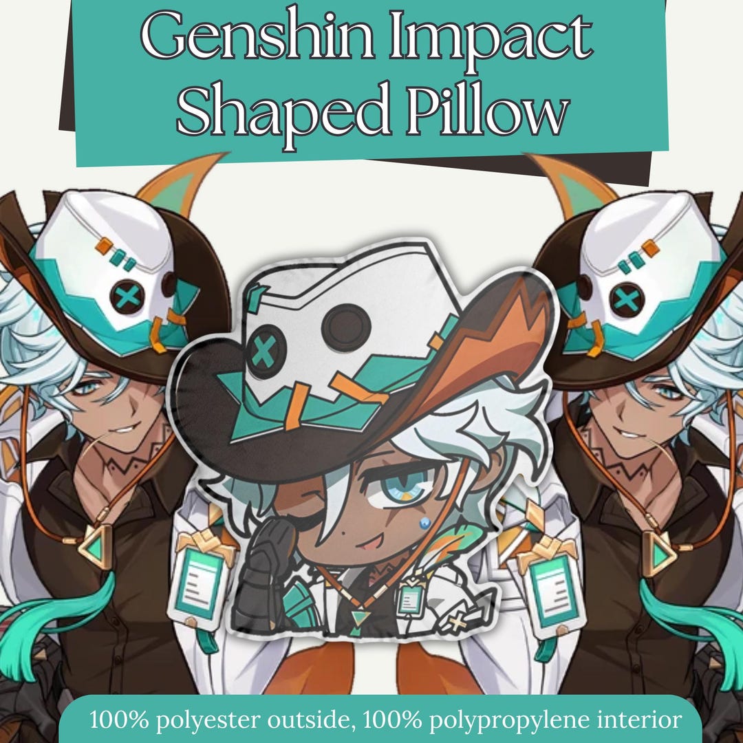 Merch Ifa Ifa Genshin Impact Plushie Shaped Pillow Videogame Anime Fan Merch - Etsy