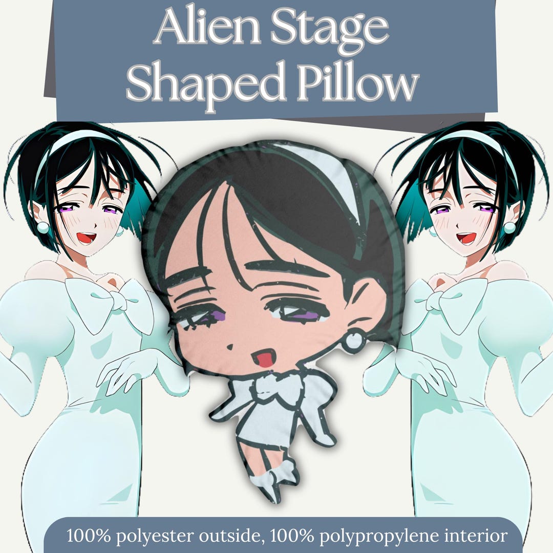 Sua Alien Stage Plushie Shaped Pillow ALNST Fanmerch - Etsy UK