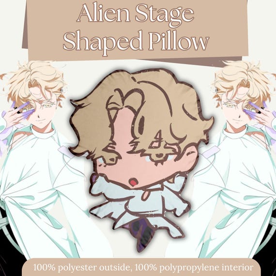 エイリアンステージ バニステ ルカ　Lukaクッション Luka Alien Stage Plushie Shaped Pillow ALNST Fanmerch - Etsy