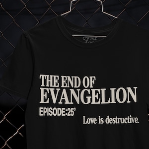 Eva Anime Love is Destructive Episode Title Card Shirt