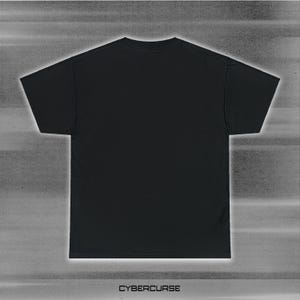 May include: A plain black t-shirt with a crew neck.