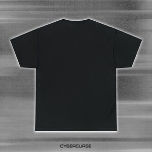 May include: A black t-shirt with a crew neck and short sleeves.