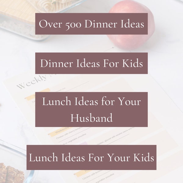 Meal Planning Binder - mom wants for dinner - meal planning made easy, family dinner ideas, meal planning, templates, lunch ideas, kid deas