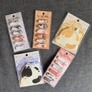 Kawaii Cat Sticky Notes – Cute Cat Memo Pad – Small Adhesive Notepad for Journals, Planners, Desk – Limited Stock!