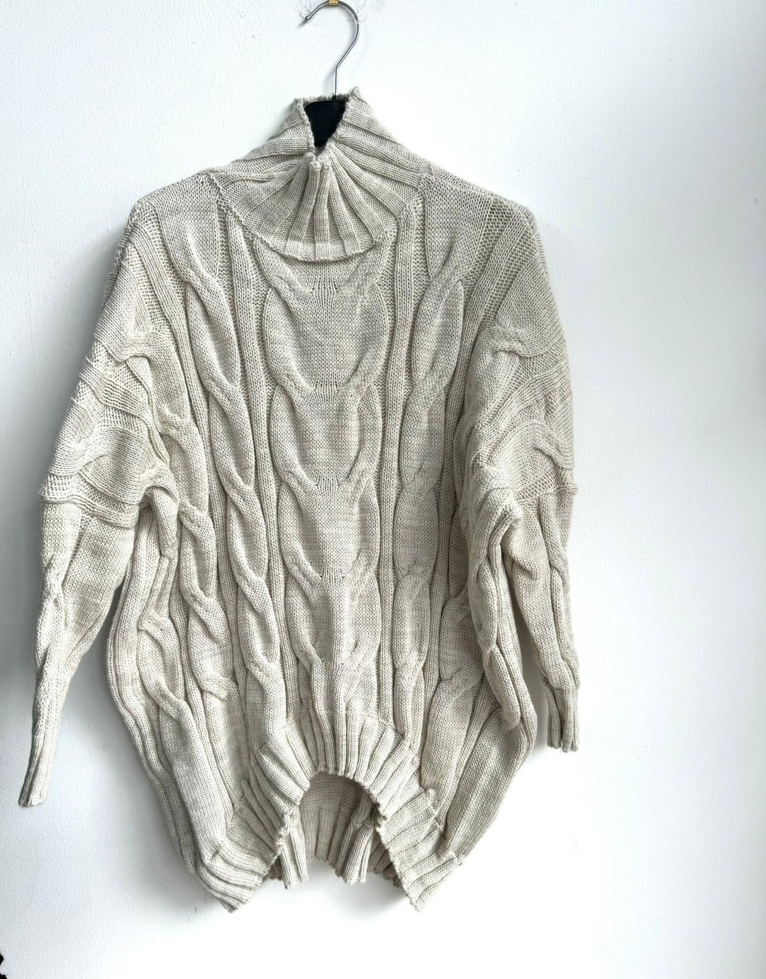Women's Cable Knit Jumper Made in Italy Etsy