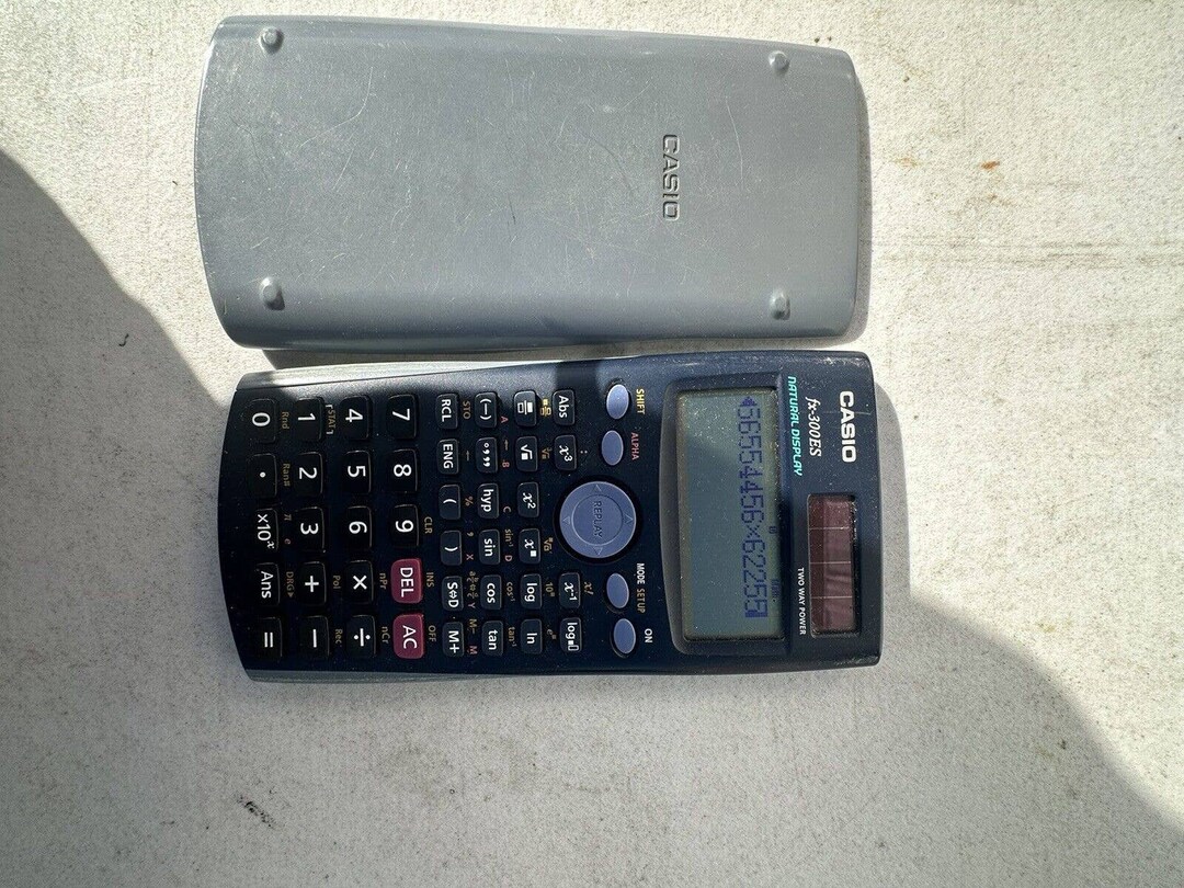 Casio FX300ES Scientific Calculator Natural Display Working Tested Etsy
