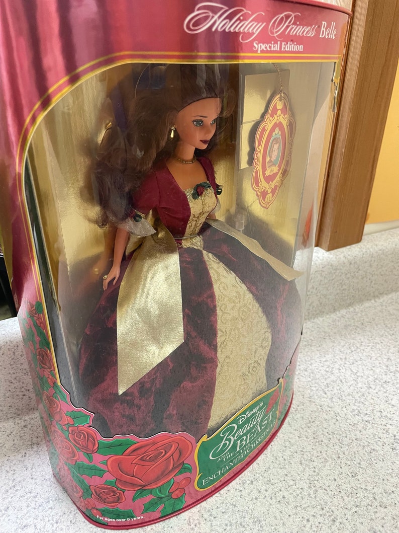 Holiday Princess Belle Barbie, Special Edition, Second in the holiday Princess Series, Rare
