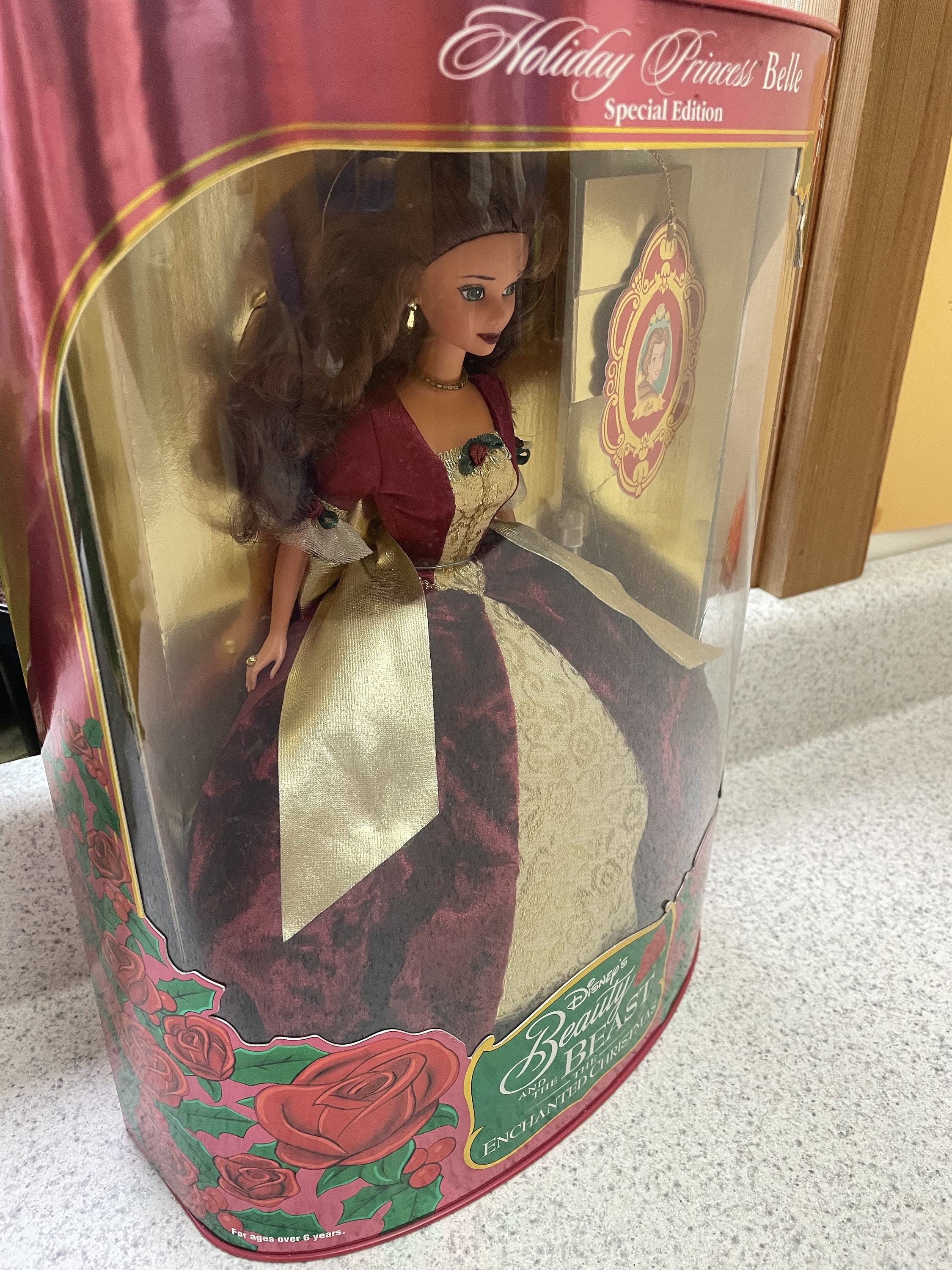 Holiday Princess Belle Barbie, Special Edition, Second in the 
