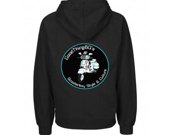 Sudadera con capucha GoodThing estilo Scooterboy de los años 80 y cultura. Vespa, Lambretta, Scooterboy, Scooterist, Scootering, Scooter rally, Mod, Punk, Skinhead.