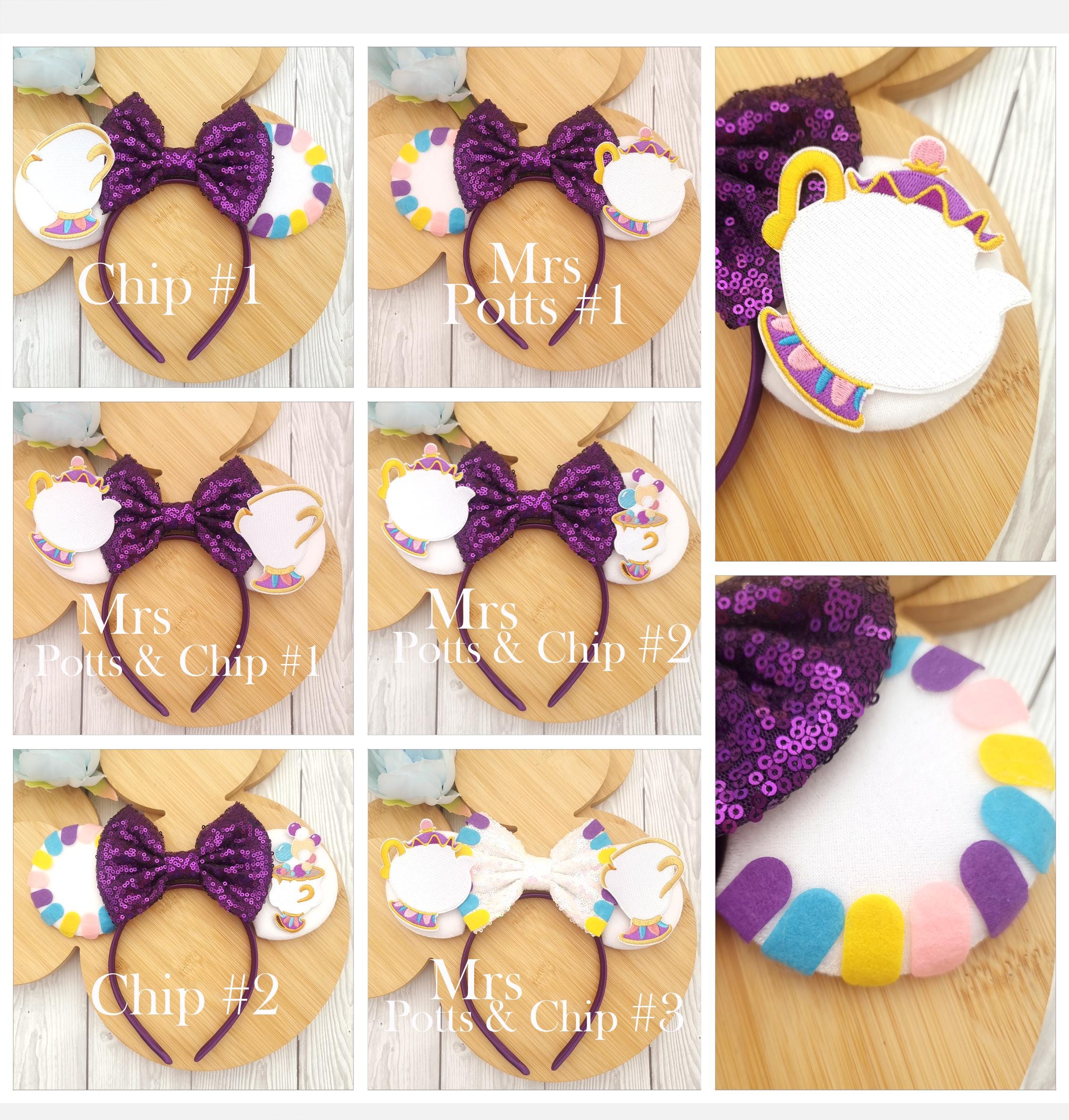 Beauty and the Beast Ears Headband Mickey Ears – Belle 