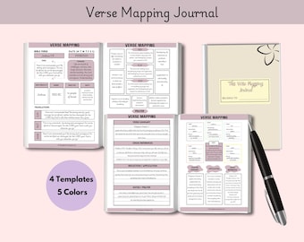 Verse Kartierung Bibel Studien Journal, Verse Abbildung Journal, Verse Abbildung Journal, Verse Karte Journal, Verse Abbildung Goodnotes, Verskarte