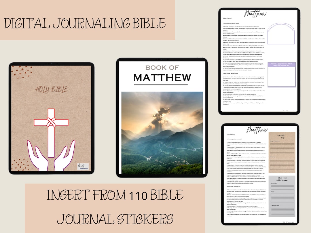 Digital Journaling Bible, Digital Bible Study, NIV Journaling Bible, NIV Digital Bible, NIV
