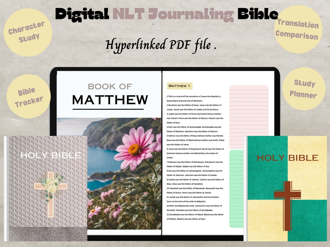 NLT Journaling Bible, NLT Large Print Bible, NLT Bible for Women, Nlt