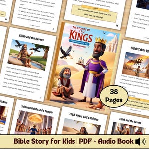 Les livres des rois 1 et 2, études bibliques de l&#39;ancien testament, histoire biblique pour enfant, histoire biblique pour enfants, école du dimanche à imprimer, livre audio Bible
