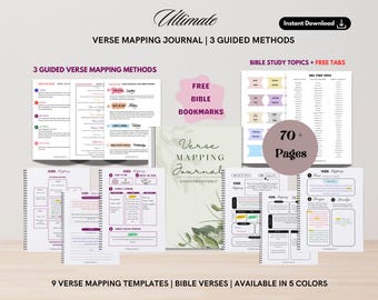 bible verse mapping journal, scripture mapping journal, bible mapping template, bible mapping journal, bible verse mapping template