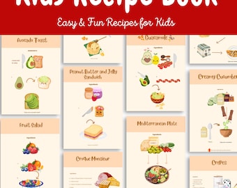 Preschool Cooking Activities Kids Recipe Book Visual Step-by-Step Recipes for Early Learning  Fun Classroom Cooking Printable PDF