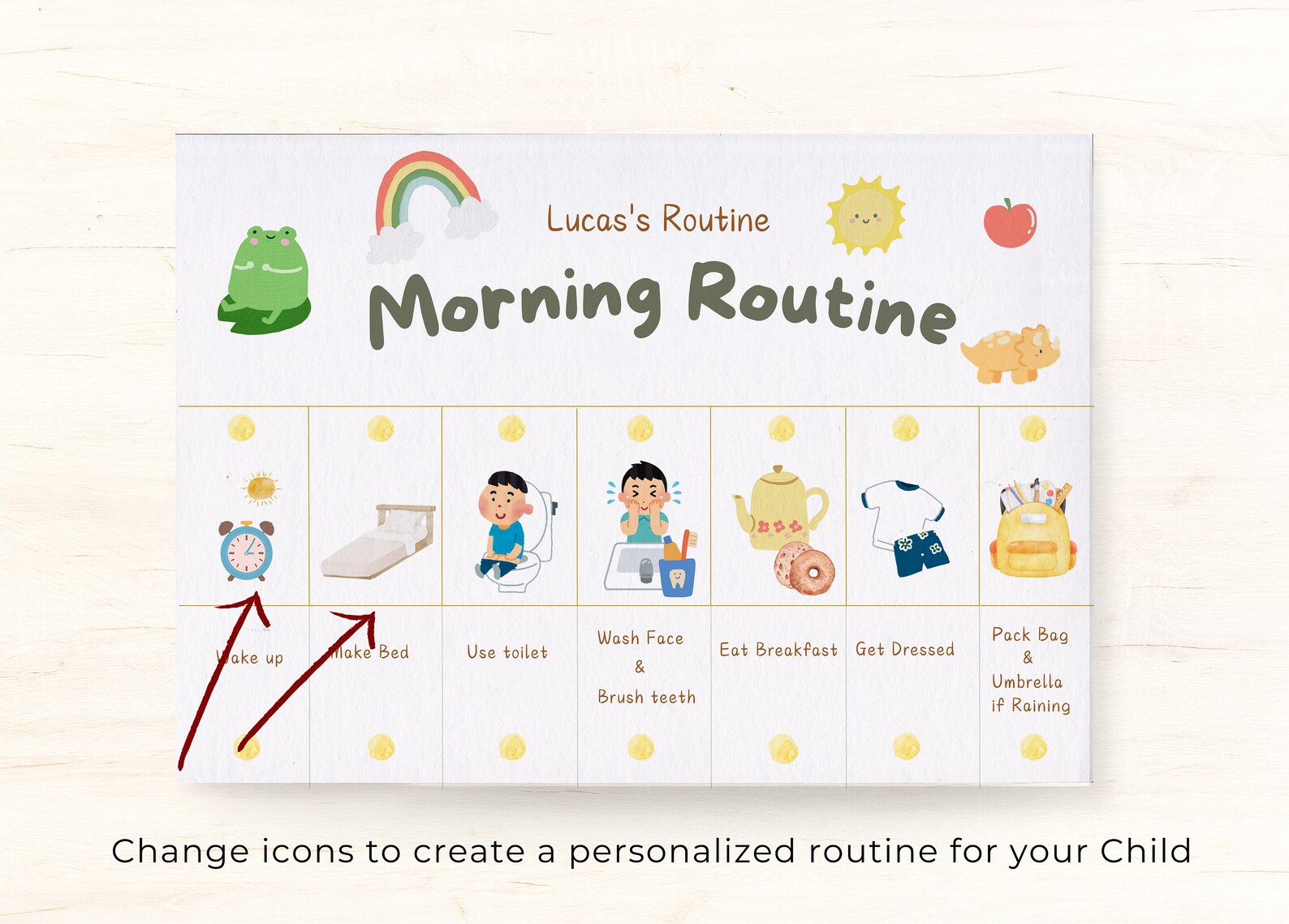 Routine Flip Chart, Routine Chart, Chore Chart, Daily Checklist, Kids ...