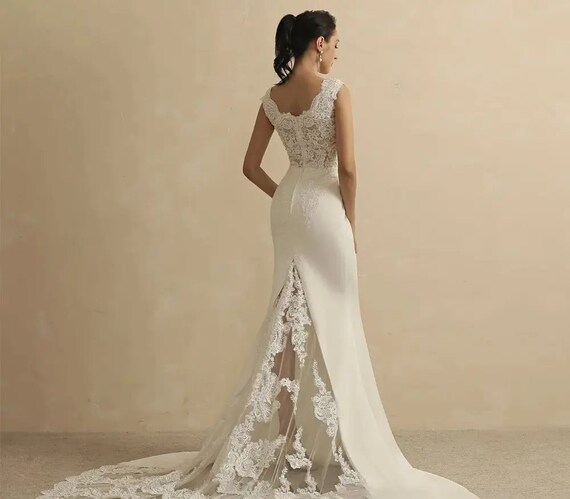 Robe de outlet mariée sirene fluide
