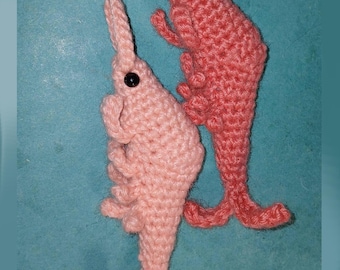 Bartholomew the Shrimp - NO-SEW PATTERN
