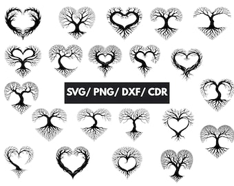 Family Tree Svg Bundle, Family Tree Branch, Family Tree Heart Branch, Tree Of Life Svg, Family Reunion Svg, Digital Download