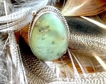 Adventurine Atropos Ring - 925 Sterling Silver
