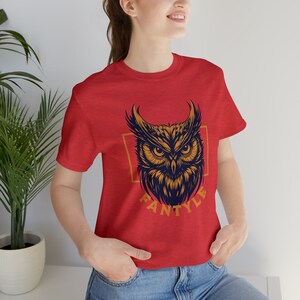 Owl Shirt, Animal Shirt, Unisex Shirt, Graphic Tee, Trendy Shirt, Animal Shirt