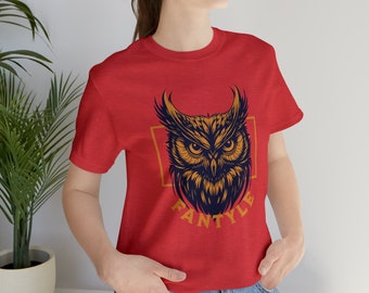 Owl Shirt, Animal Shirt, Unisex Shirt, Graphic Tee, Trendy Shirt, Animal Shirt