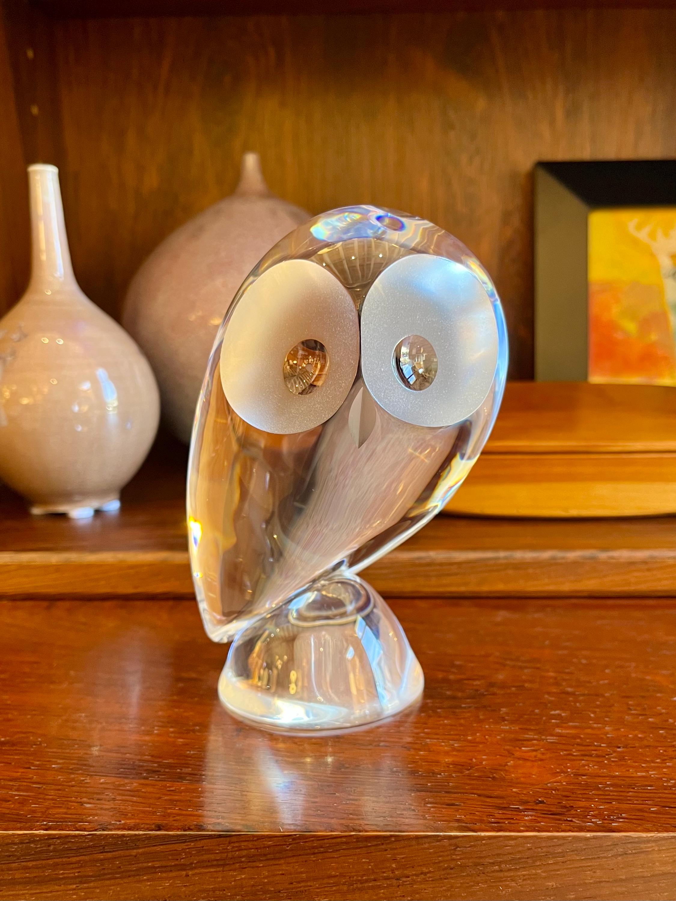 Steuben Owl - Etsy