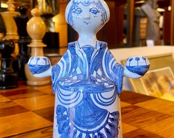 Bjorn Wiindblad “Aunt Ella” Angel Candle Holder Denmark 1984