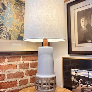Mid Century Martz Pottery Lamp Marshall Studios