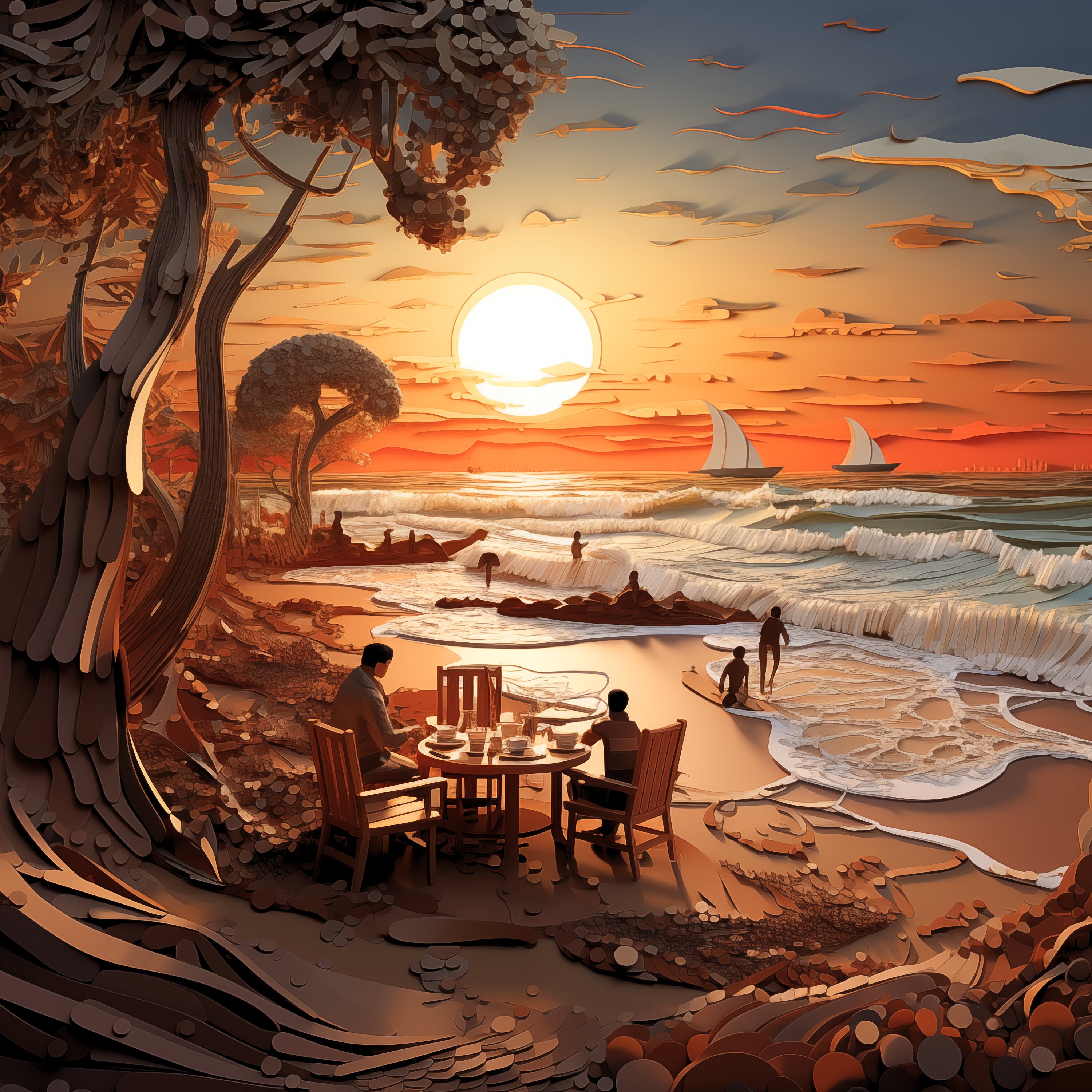 Papercut Florida Wall Calendar Etsy