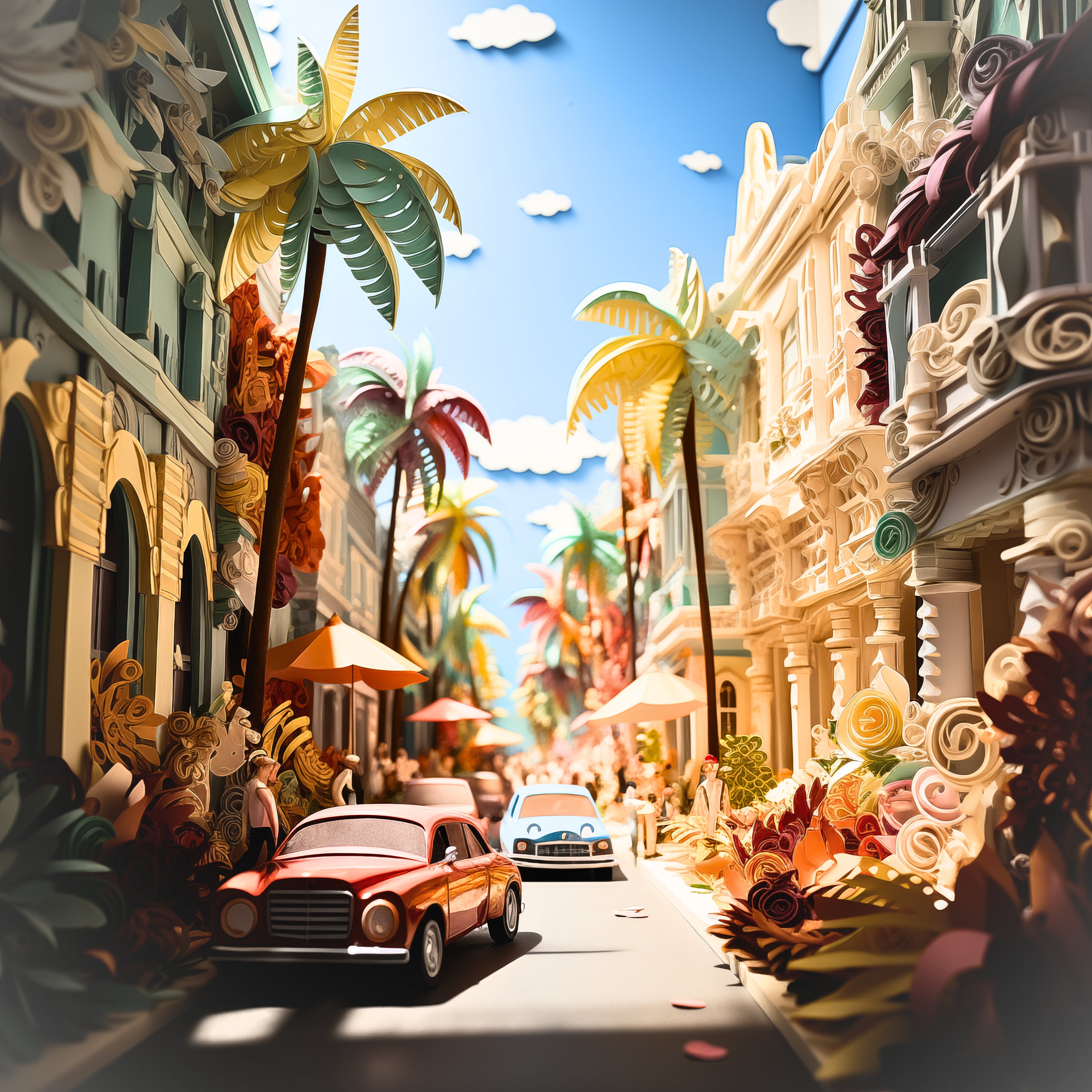 Papercut Florida Wall Calendar Etsy