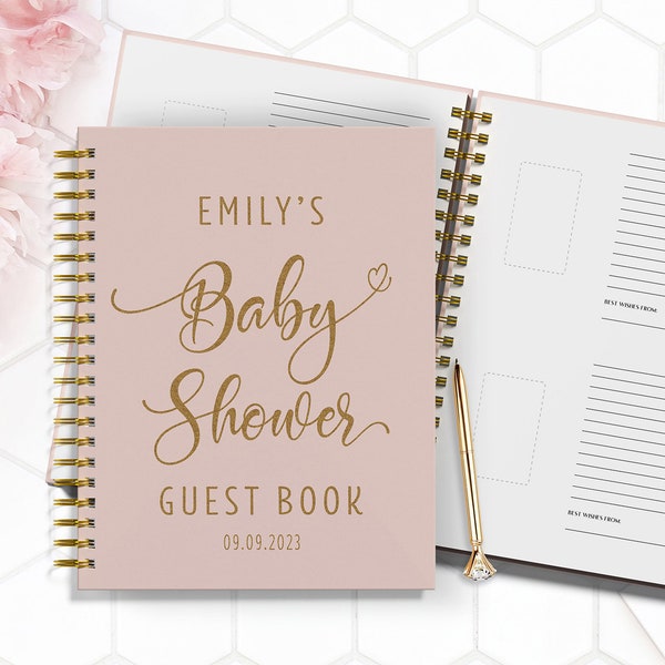 Baby Shower Guest Book, Polaroid Guest Book, Instax Guest Book, Photo Guestbook