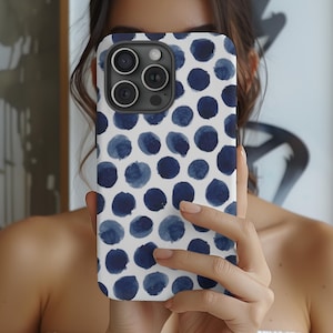 Aquarell Sommer Blaubeere Handytasche Fruit Lover Girl iPhone 16 15 14 13 12 11 Pro Max 8 Plus X, Samsung Galaxy S25 S24 S23