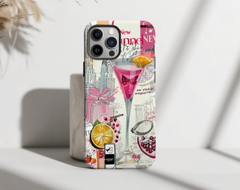 Pink Coquette Collage Phone Case For Her iPhone 15 14 13 12 11 Pro Max 8 Plus X, Samsung Galaxy S23 S22 S20 Ultra