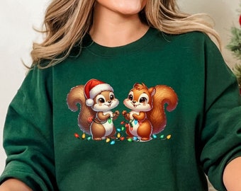 Christmas Squirrel Sweater, Christmas Squirrel Sweatshirt, Christmas Squirrel Shirt, Christmas Squirrel, Christmas sweatshirt gifted