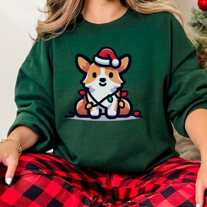 Corgi Sweatshirt, Christmas Sweater, Corgi Shirt, Corgi Christmas, Dog Lover Shirt, Corgi Gift, Corgi Mom, Corgi, Secret Santa Gift