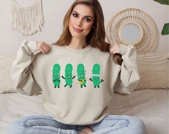 The Pickle Life Era -  Pickle Sweater, Pickles for Women Sweatshirt - Unisex Heavy Blend™ Crewneck Sweatshirt, Pickle Canning Season Sweater