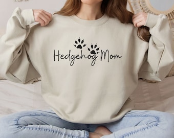 Hedgehog Sweatshirt, Hedgehog Mom Sweatshirt, Cute Hedgehog Shirt, Funny Animal Sweater, Gifts for Her, Gifts for Him, Hedgehog Lover Shirt