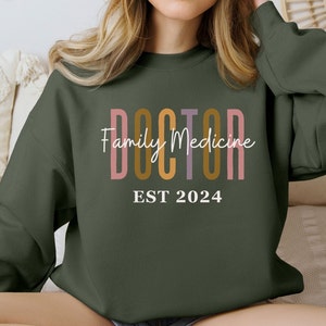 Doctor Sweatshirt, Personalized Gift for Doctor, Medical Students, Future Doctors, Custom Doctor appreciation Shirt, Medical Sweatshirt