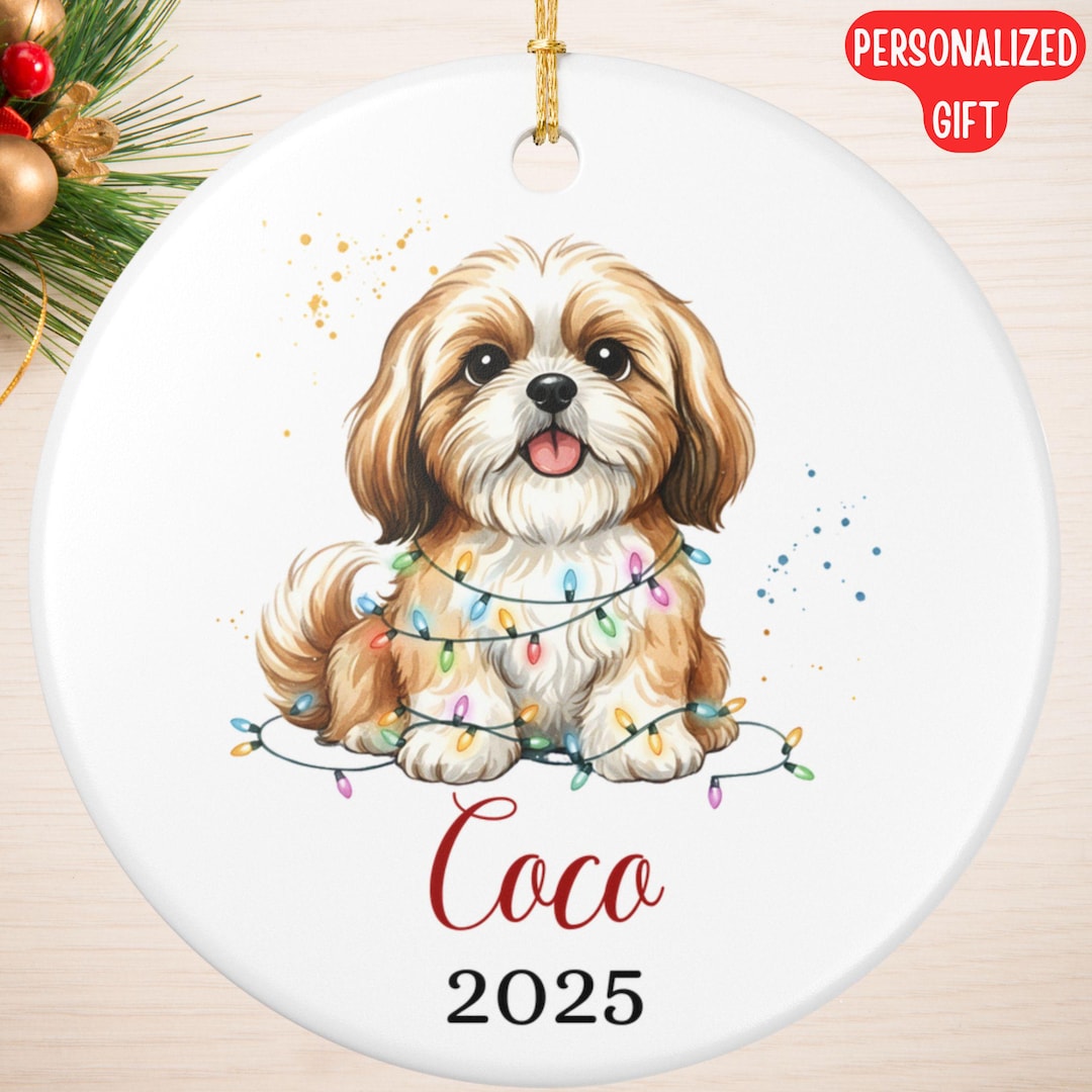 【sold】クリスマス⭐飾り シーズー sold】クリスマス⭐飾り シーズー sold】クリスマス⭐飾り シーズー